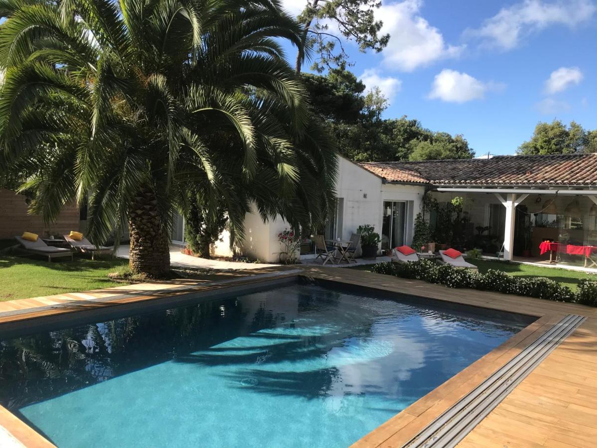 La Maison De La Dune - Chambres Climatisees - Jacuzzi 1Ere Seance Offerte - Piscine Chauffee Avec Abri Amovible - Plage Situee A 200M, Acces Direct Par Le Bois La Couarde-sur-Mer Eksteriør bilde