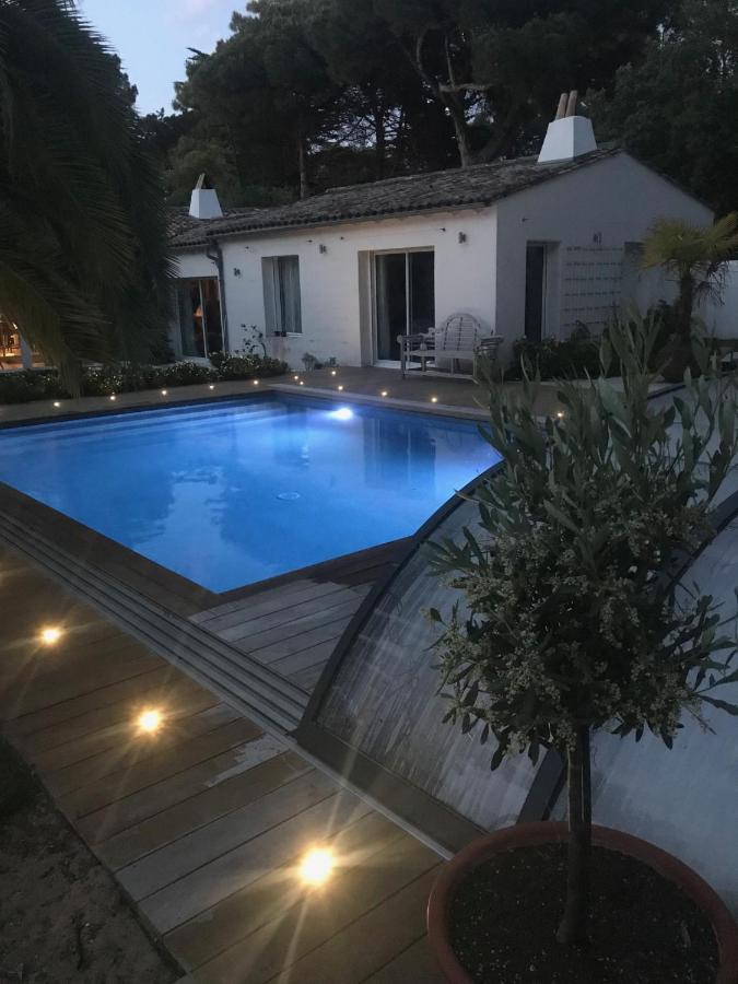 La Maison De La Dune - Chambres Climatisees - Jacuzzi 1Ere Seance Offerte - Piscine Chauffee Avec Abri Amovible - Plage Situee A 200M, Acces Direct Par Le Bois La Couarde-sur-Mer Eksteriør bilde